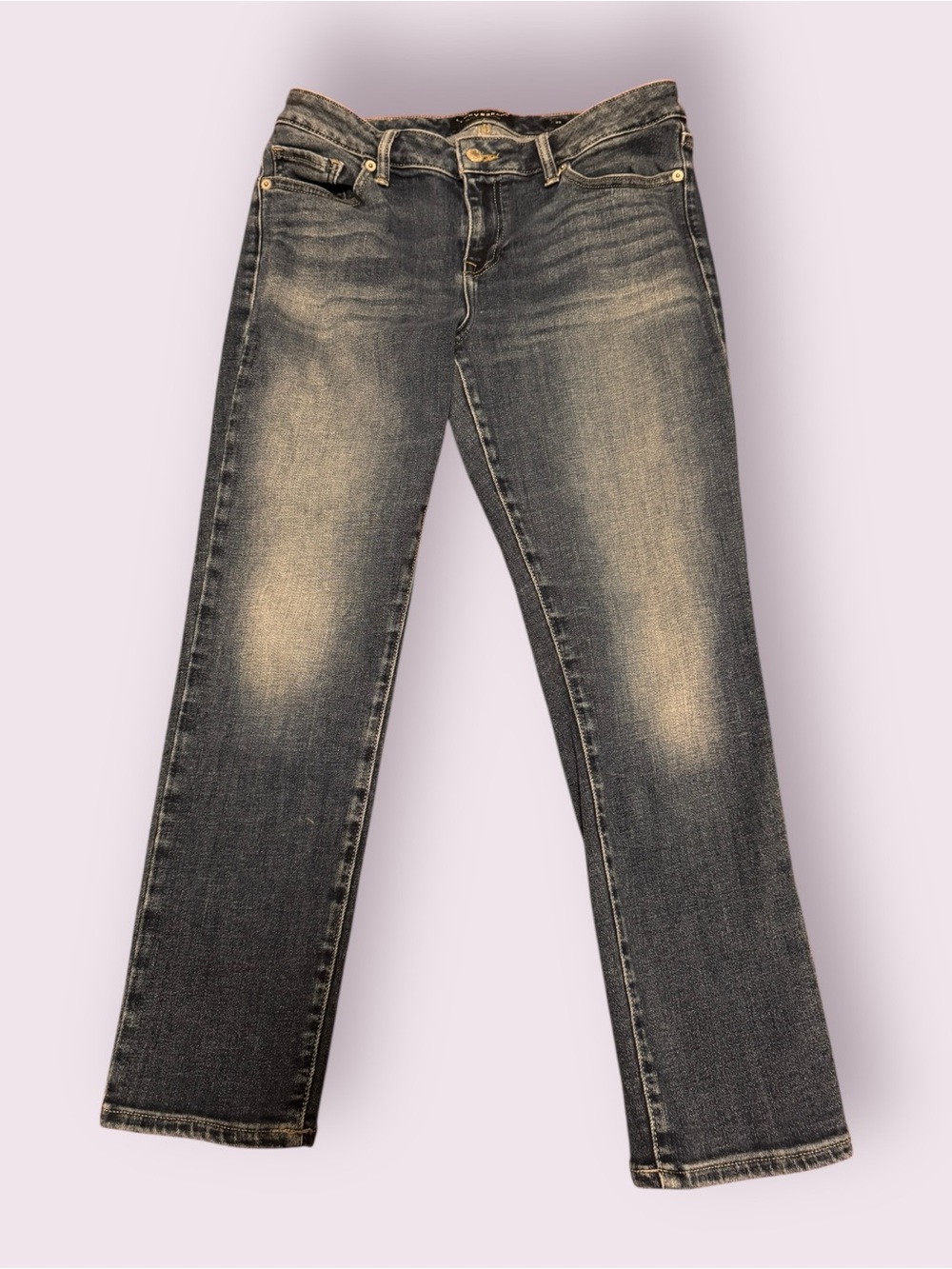 Lucky Brand Size 8 Sweet'N Straight mid-rise jeans